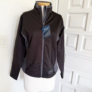 NWT Jeopardy! Port Authority Women's Winter Jacket Coat Black Gray Gift Medium